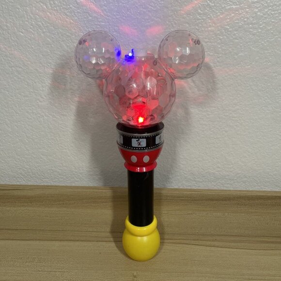 Disney Parks Bubble Wand Mickey Mouse Classic Film Light-Up Multicolor TESTED - Picture 1 of 5